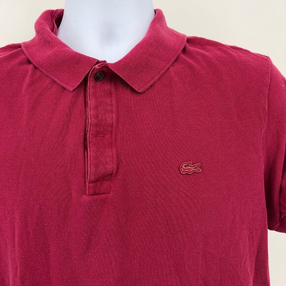 Lacoste Red Polo Shirt | Perfect for Any Occasion - Picture 4 of 5